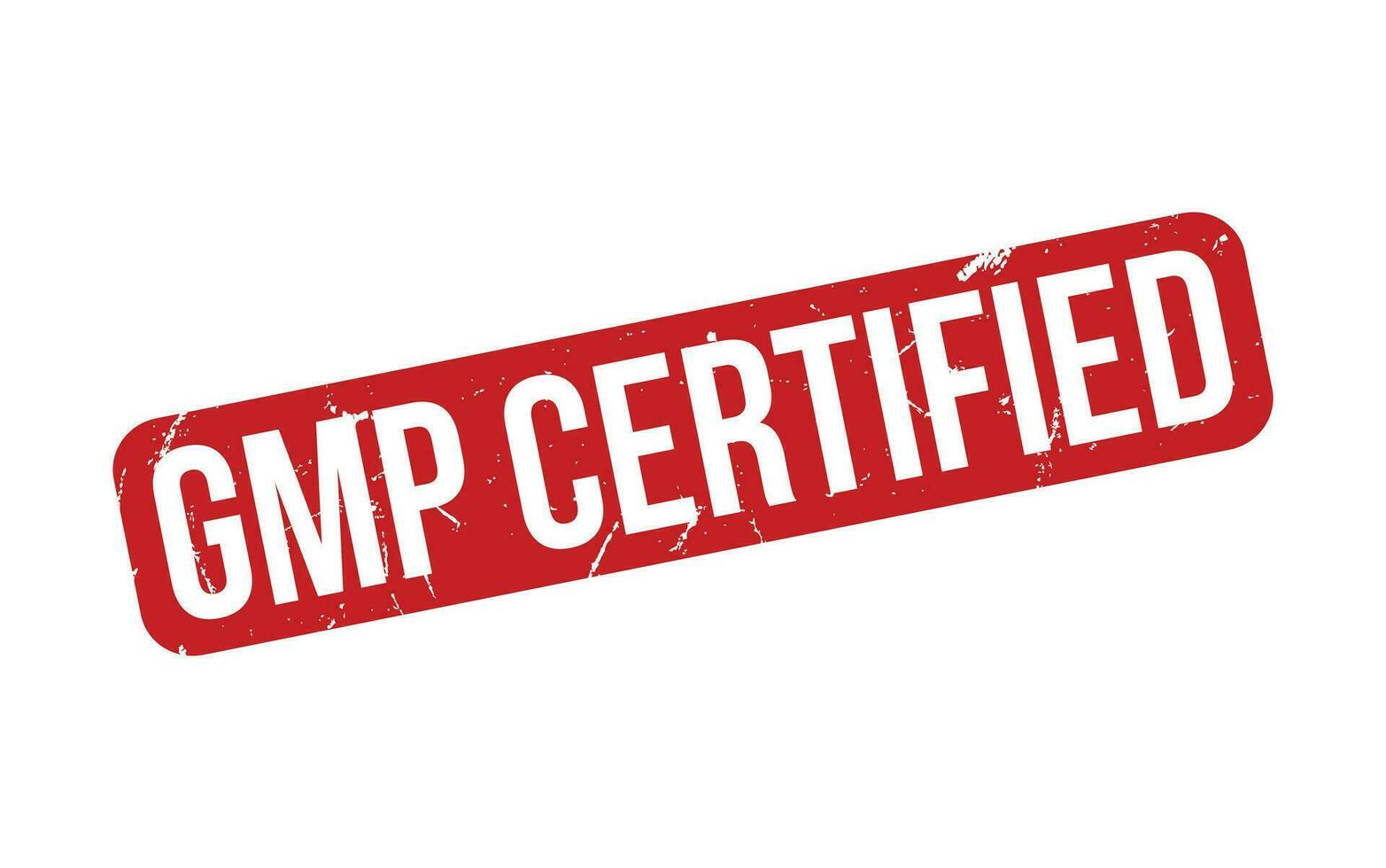 gmp certificado borracha grunge carimbo foca vetor