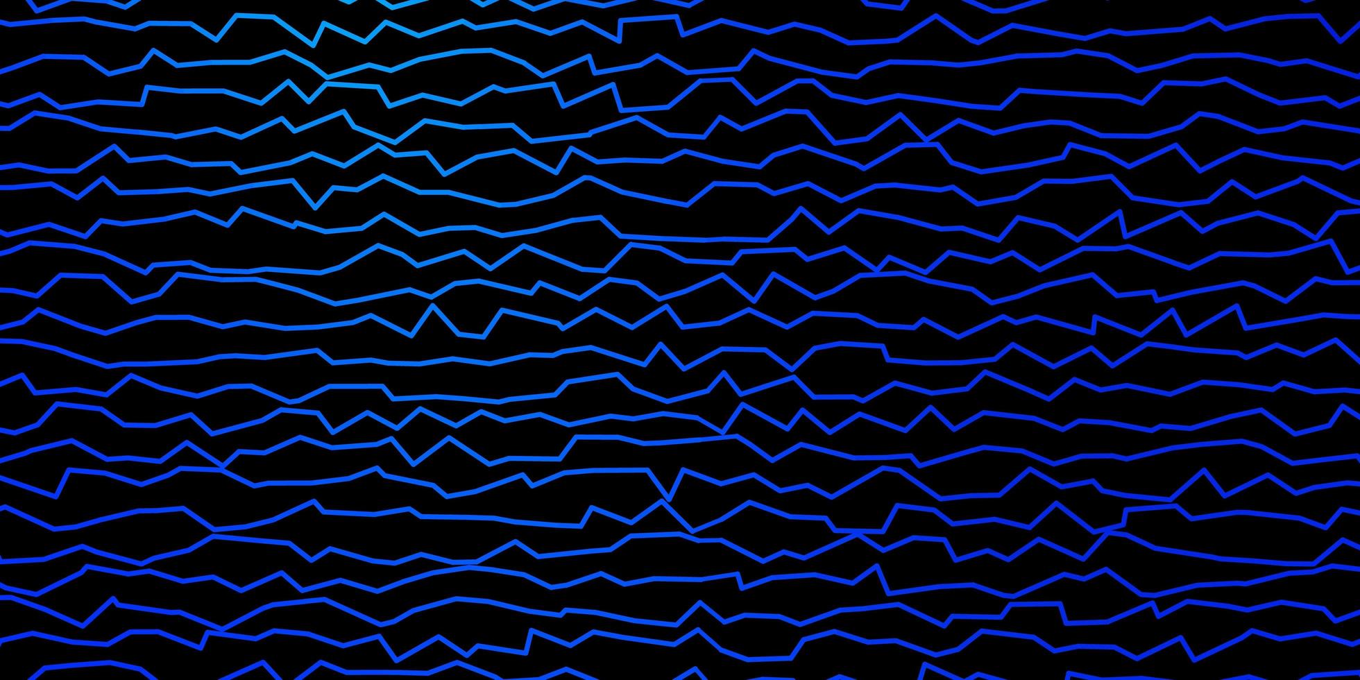 fundo vector azul escuro com linhas dobradas ilustração abstrata colorida com padrão de curvas gradientes para folhetos de livretos