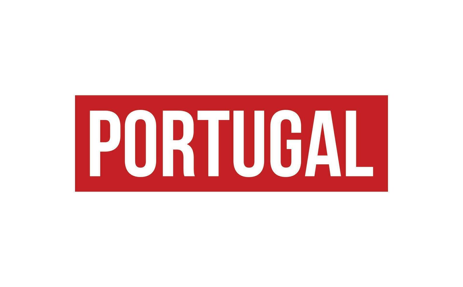 Portugal borracha carimbo foca vetor