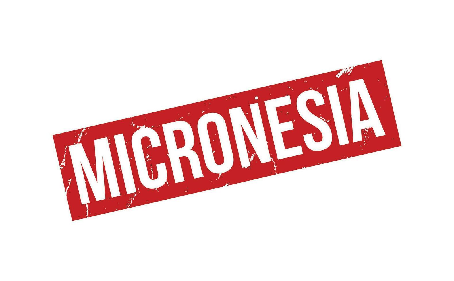 Micronésia borracha carimbo foca vetor