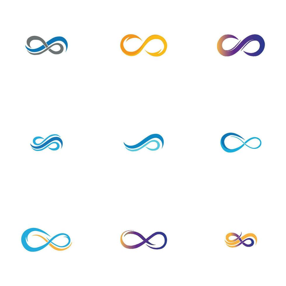 infinidade logotipo e símbolo vetor