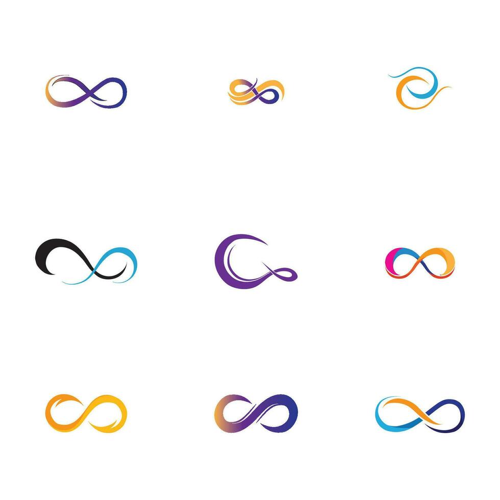 infinidade logotipo e símbolo vetor