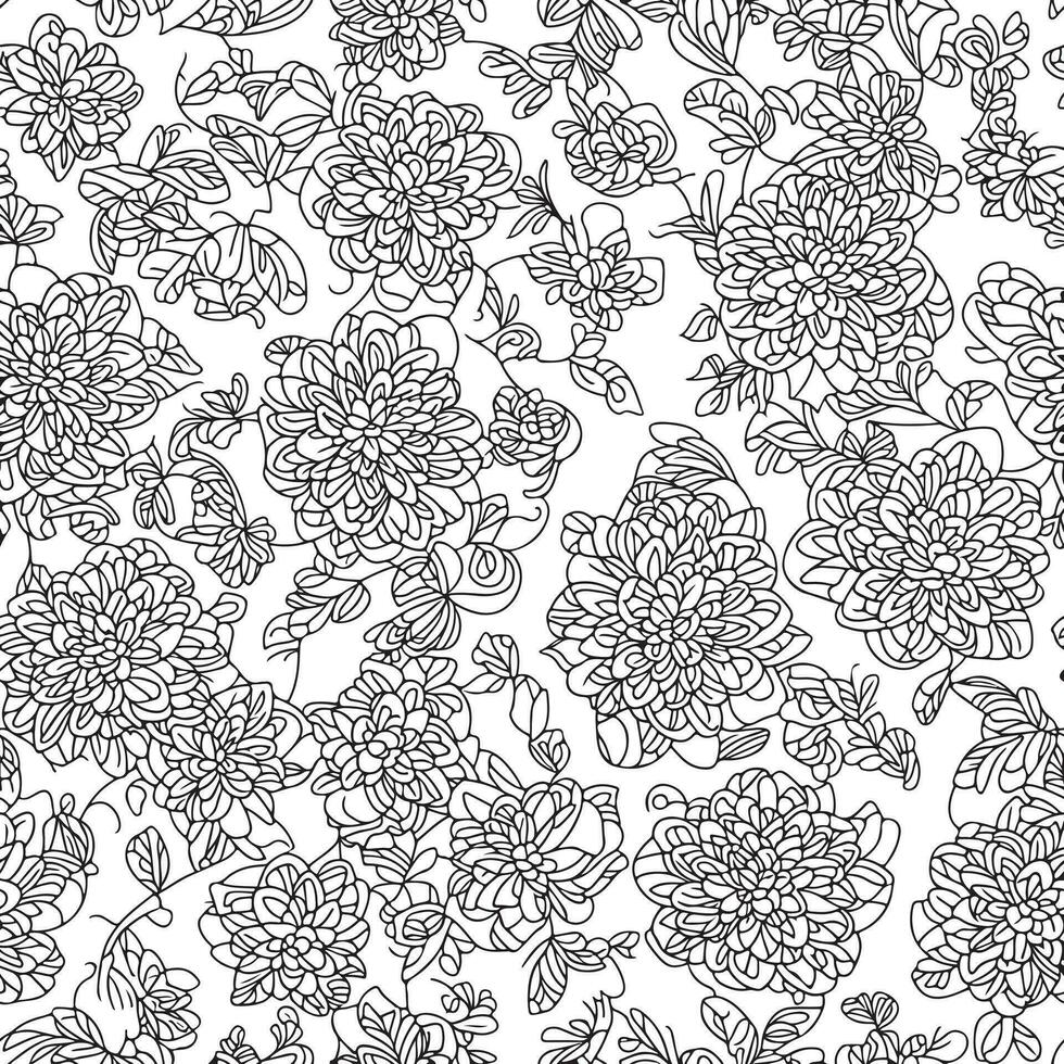 floral desatado padronizar. diagonal flor linhas padronizar fundo. plano abstrato flor linhas padronizar. em linha reta listras textura fundo. linha padronizar vetor ilustração fundo.