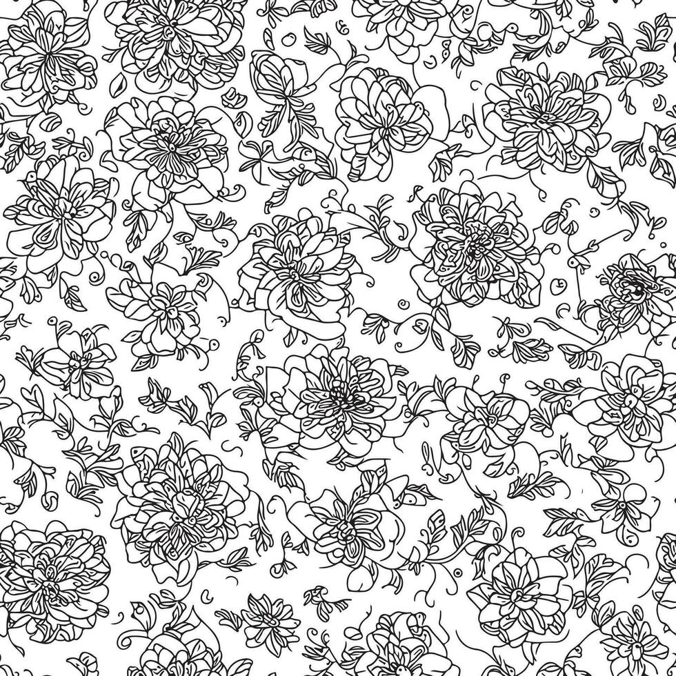 floral desatado padronizar. diagonal flor linhas padronizar fundo. plano abstrato flor linhas padronizar. em linha reta listras textura fundo. linha padronizar vetor ilustração fundo.