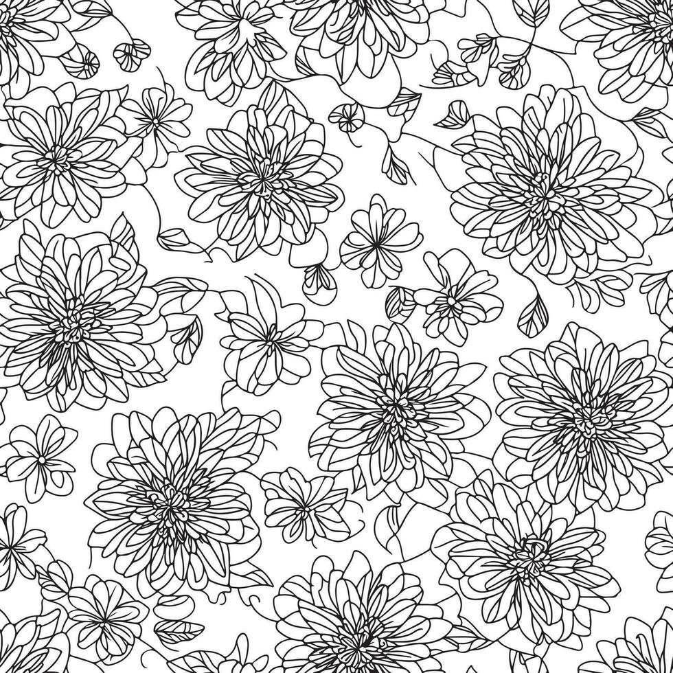 floral desatado padronizar. diagonal flor linhas padronizar fundo. plano abstrato flor linhas padronizar. em linha reta listras textura fundo. linha padronizar vetor ilustração fundo.