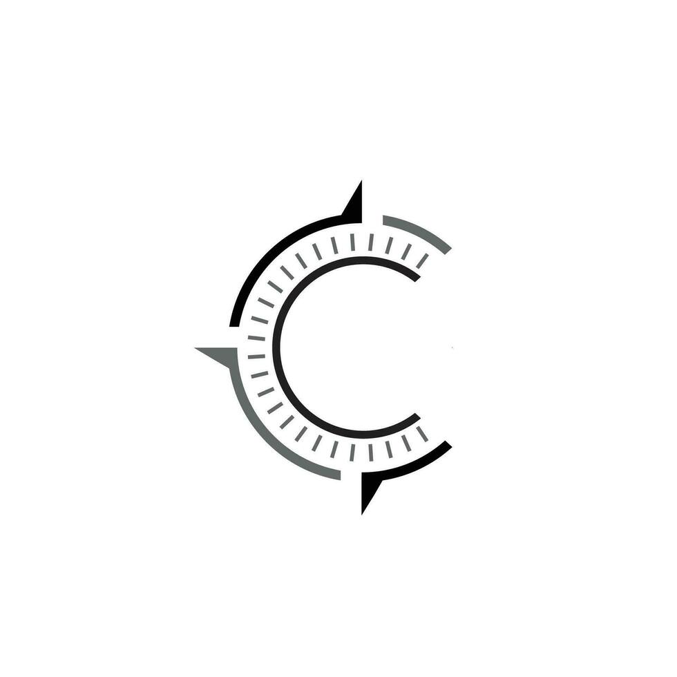 bússola seta marcas moderno vetor logotipo Projeto símbolo