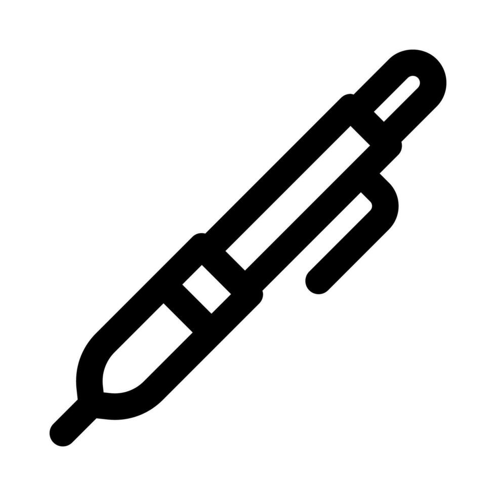ícone de caneta para seu site, celular, apresentação e design de logotipo. vetor