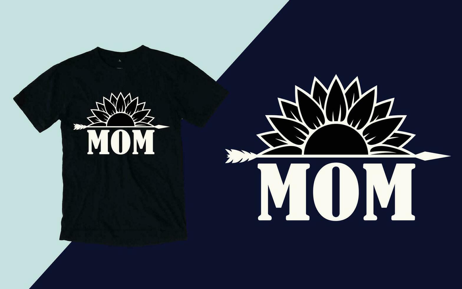 design de camiseta para o dia das mães vetor