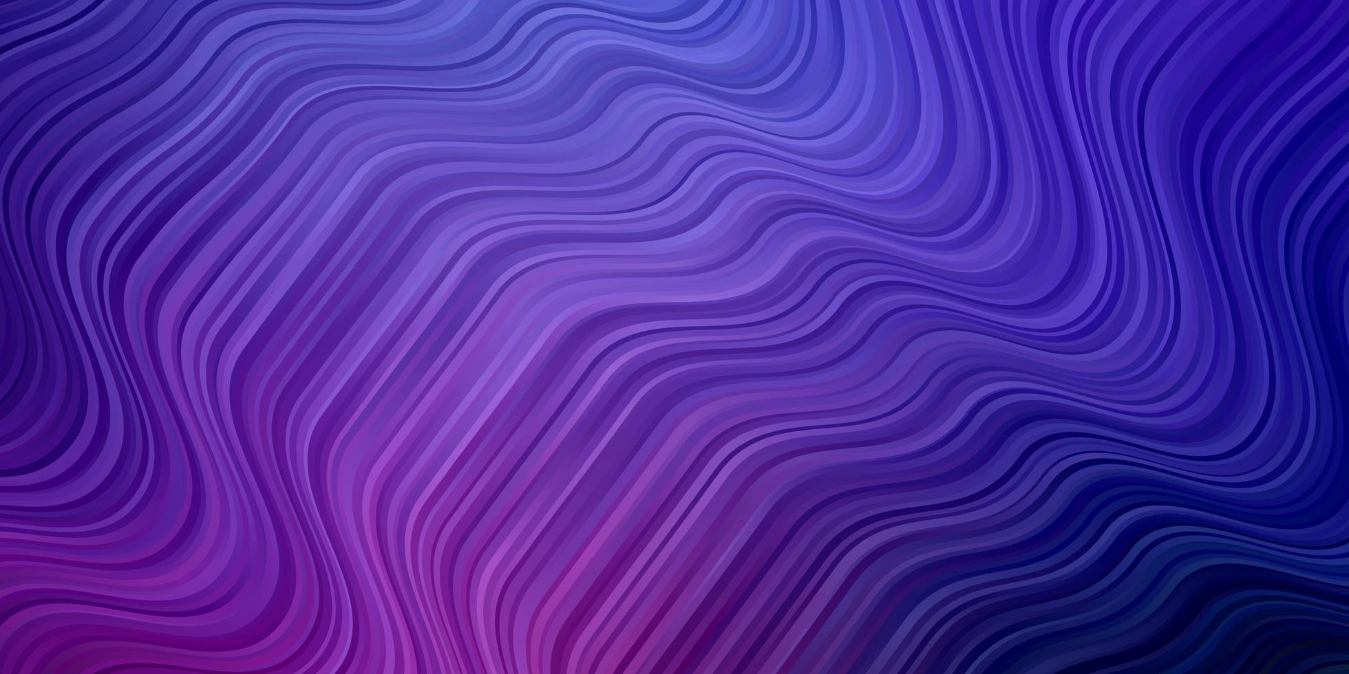 layout de vetor rosa roxo claro com ilustração abstrata de linhas irônicas com modelo de linhas gradientes curvas para seu design de interface do usuário