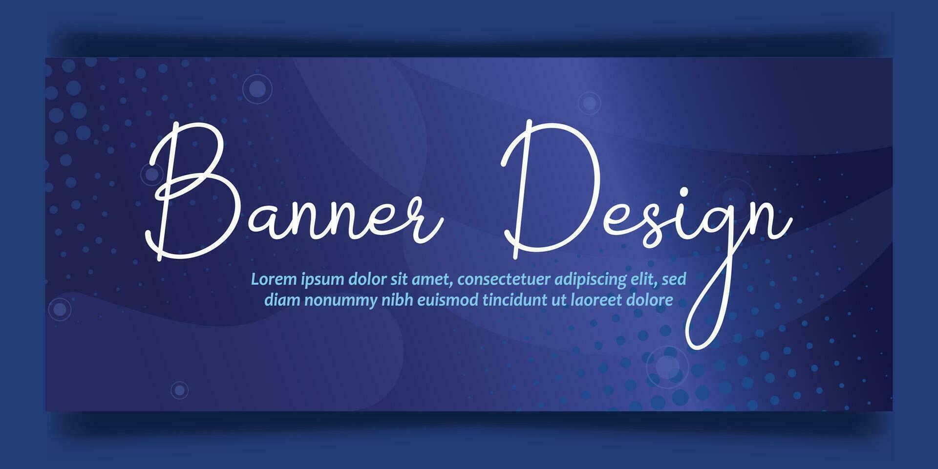 design de banner da web vetor