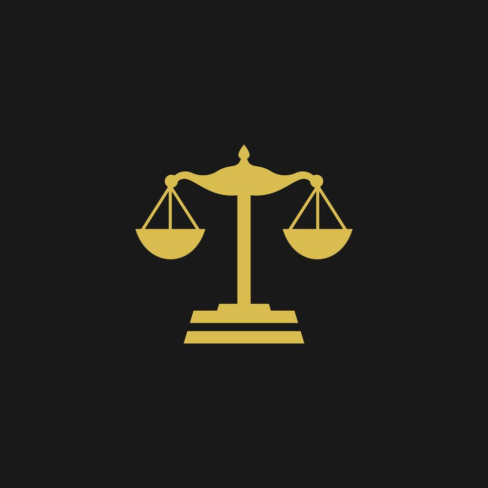 advogado logotipo vetor com criativo único idéia