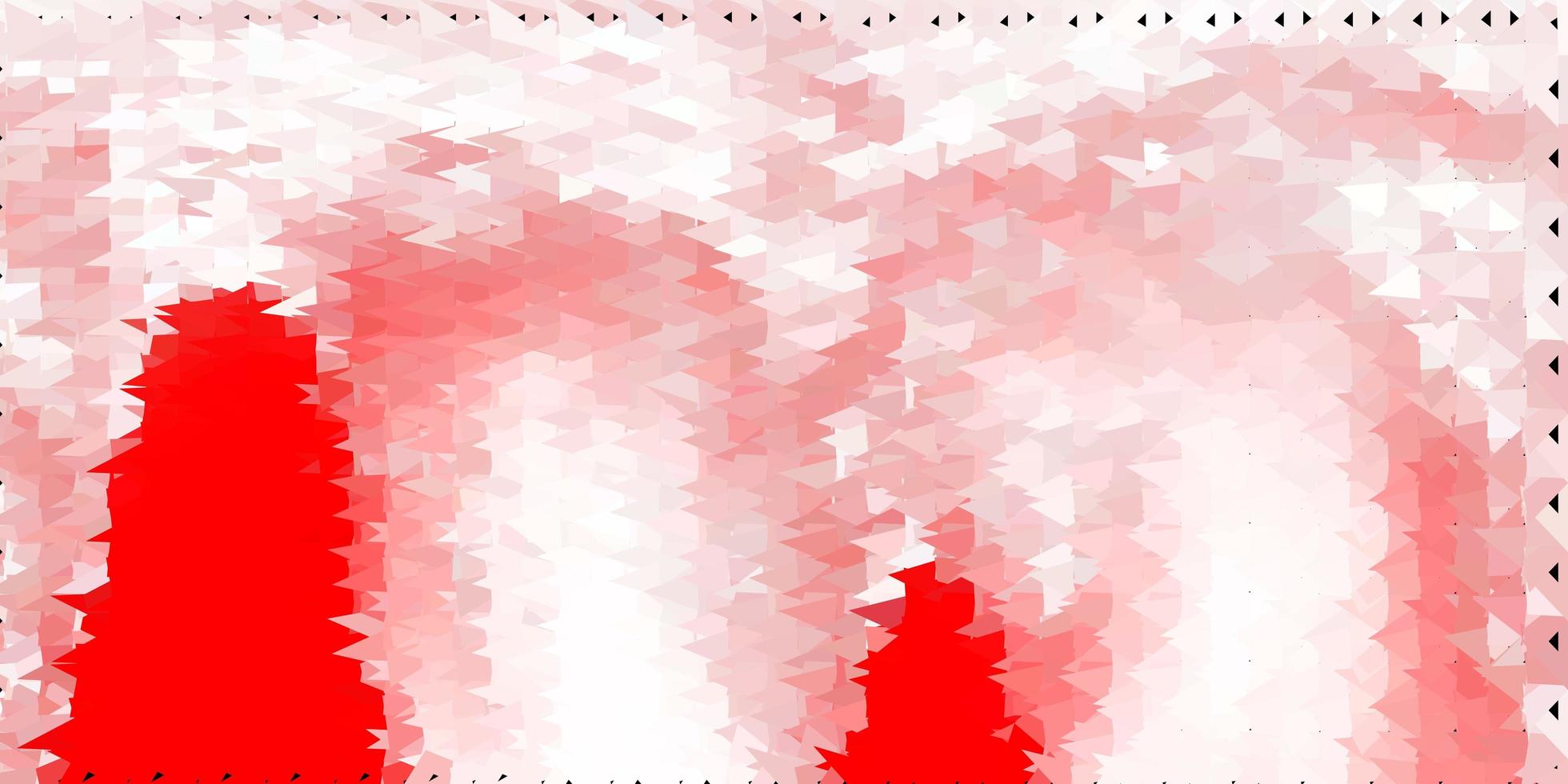 textura de triângulo poli de vetor vermelho claro