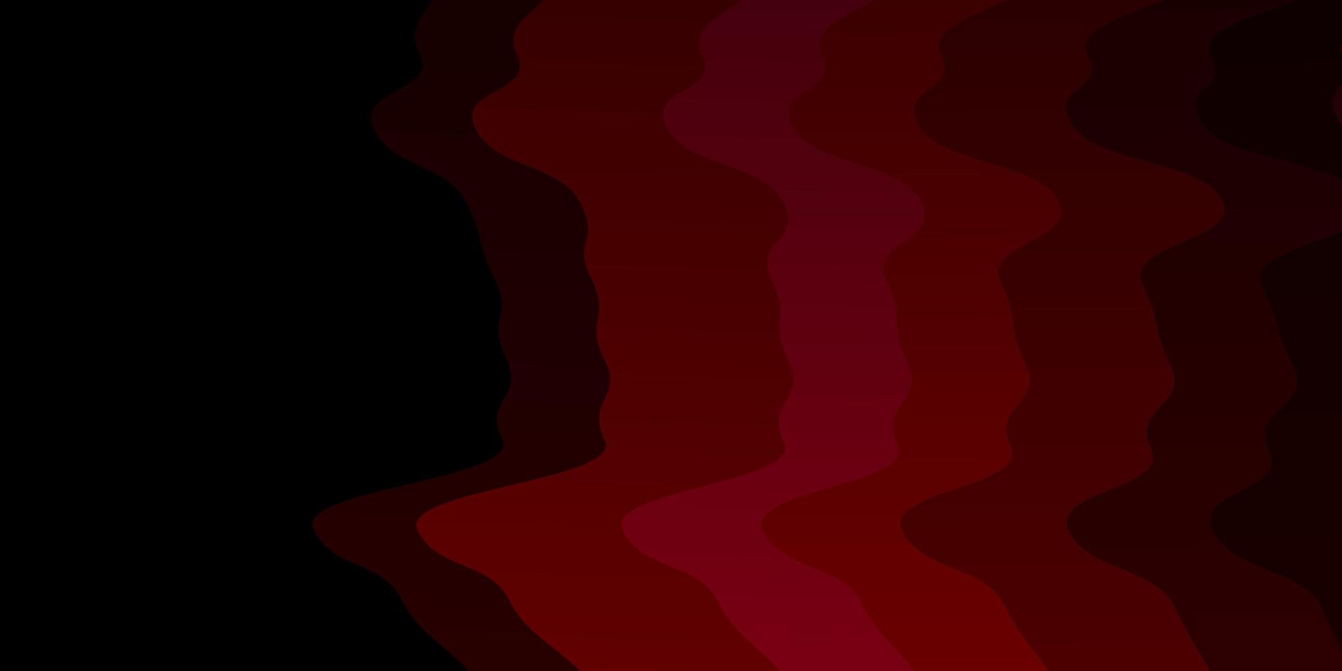 pano de fundo vector vermelho azul escuro com ilustração colorida de arco circular com padrão de linhas curvas para páginas de destino de sites