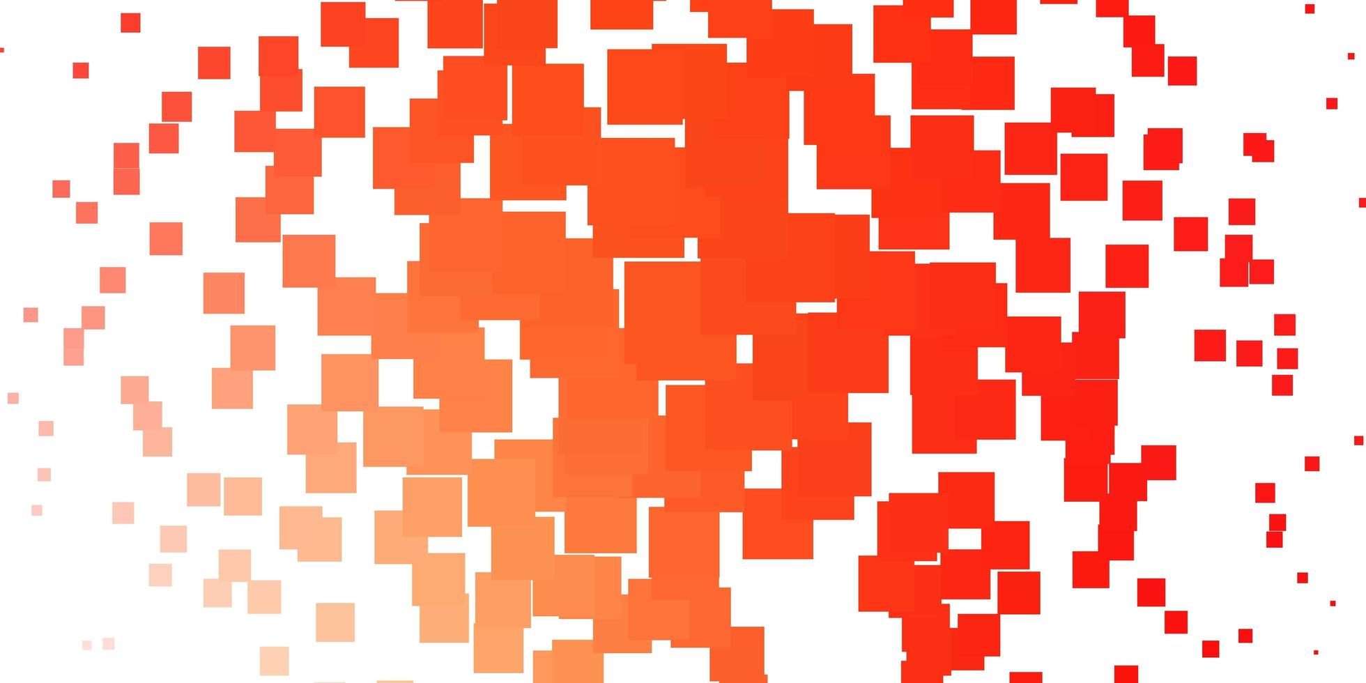 pano de fundo de vetor vermelho amarelo claro com retângulos ilustração gradiente abstrata com modelo de retângulos coloridos para celulares