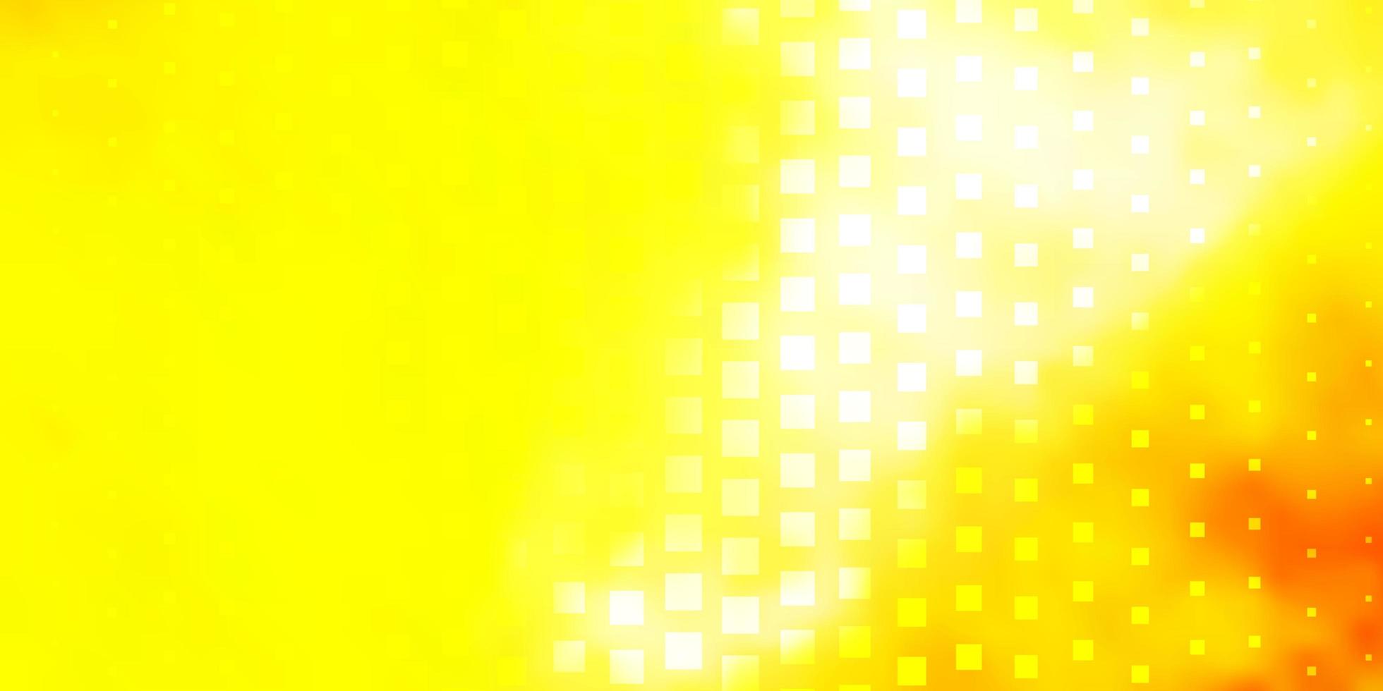 pano de fundo de vetor amarelo escuro com retângulos design moderno com retângulos em modelo de estilo abstrato para celulares