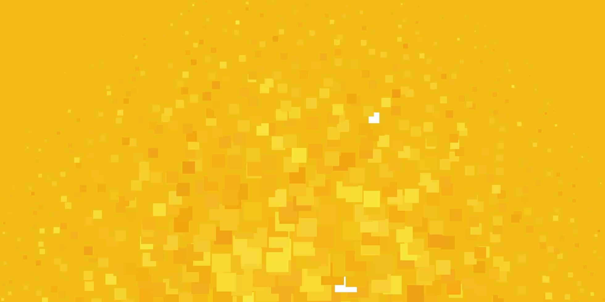 fundo de vetor amarelo claro com retângulos ilustração gradiente abstrata com modelo de retângulos para celulares