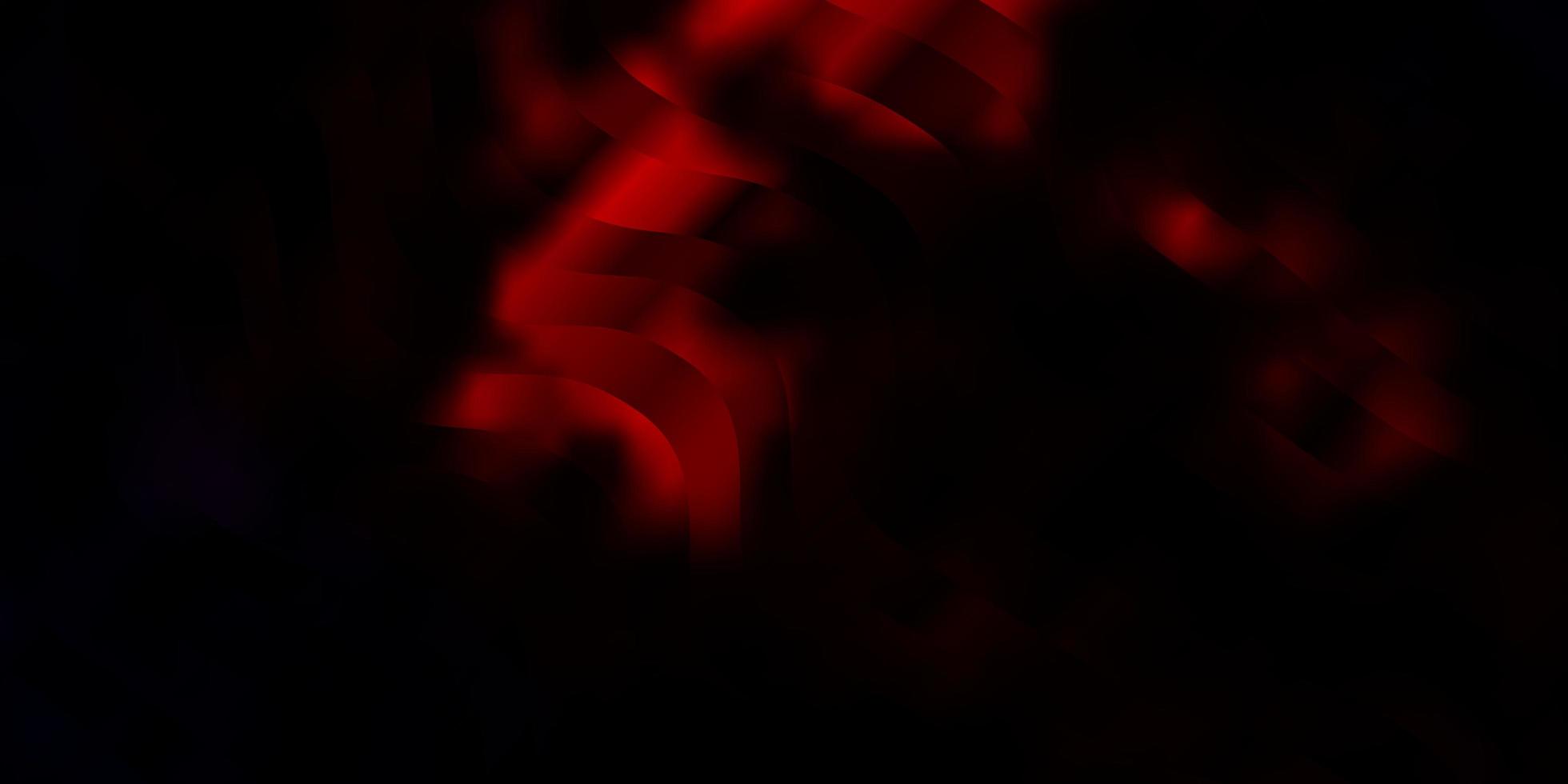 pano de fundo vector vermelho escuro com linhas dobradas ilustração abstrata colorida com design de curvas gradientes para a promoção de seus negócios