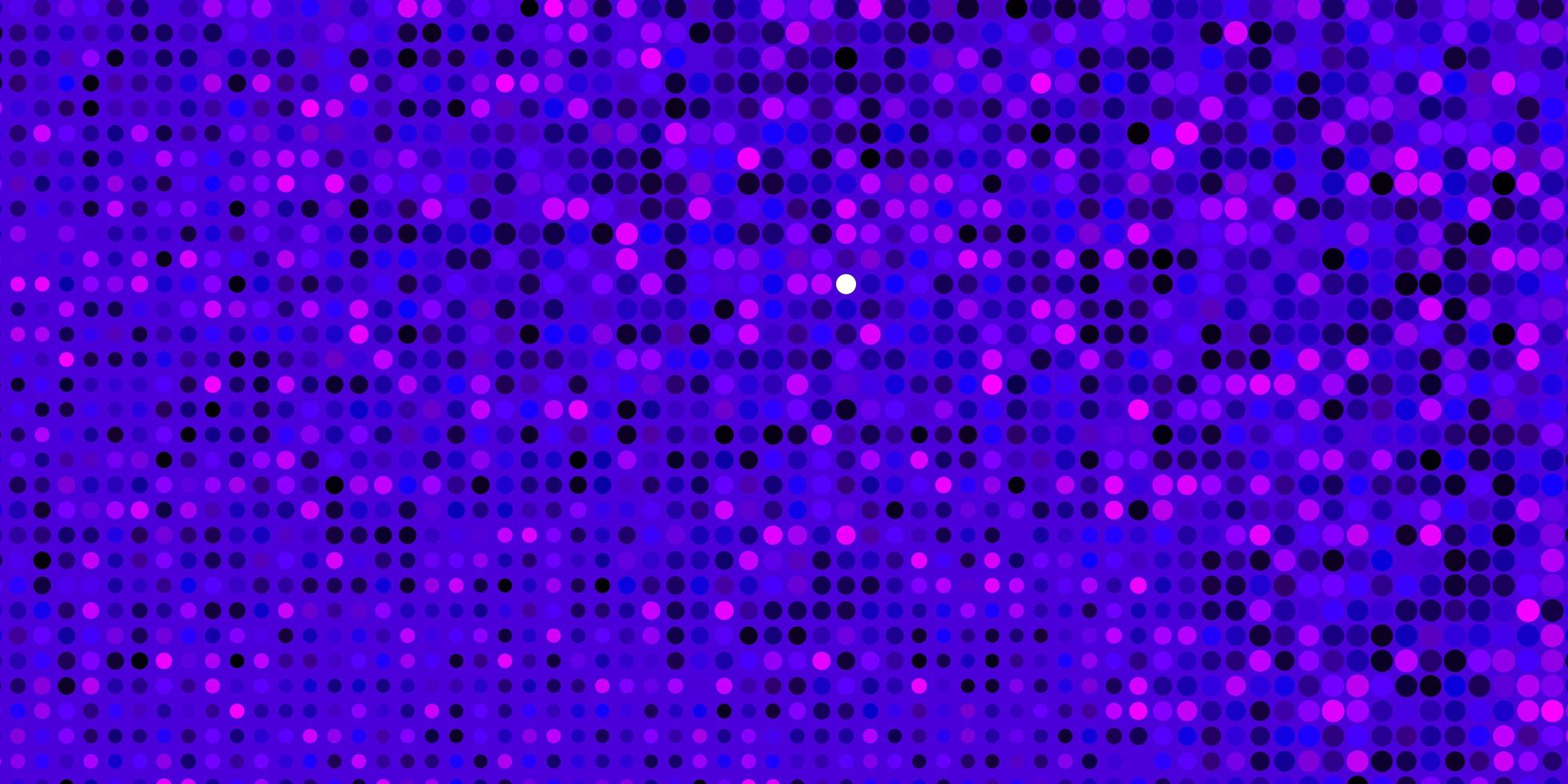 fundo vector roxo claro com ilustração de círculos com conjunto de padrão de esferas abstratas coloridas brilhantes para folhetos de livretos