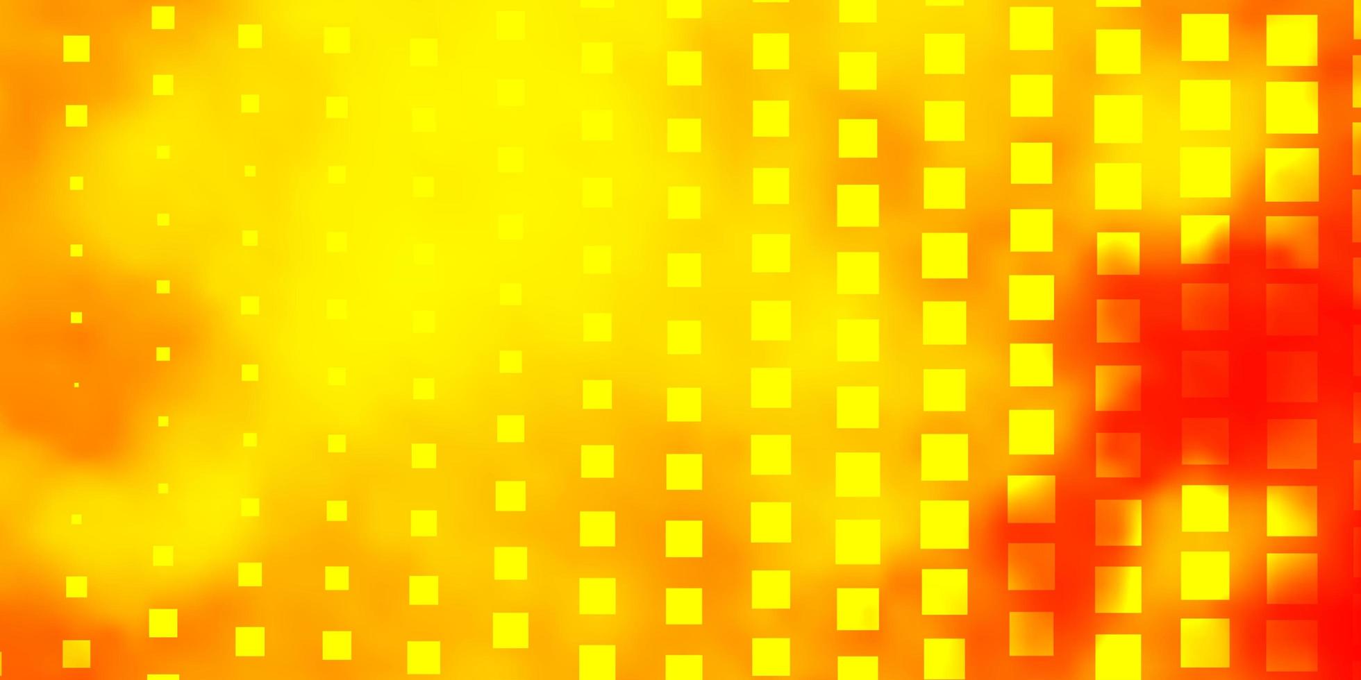 modelo de vetor laranja claro com retângulos ilustração gradiente abstrata com padrão de retângulos para folhetos de livretos de negócios