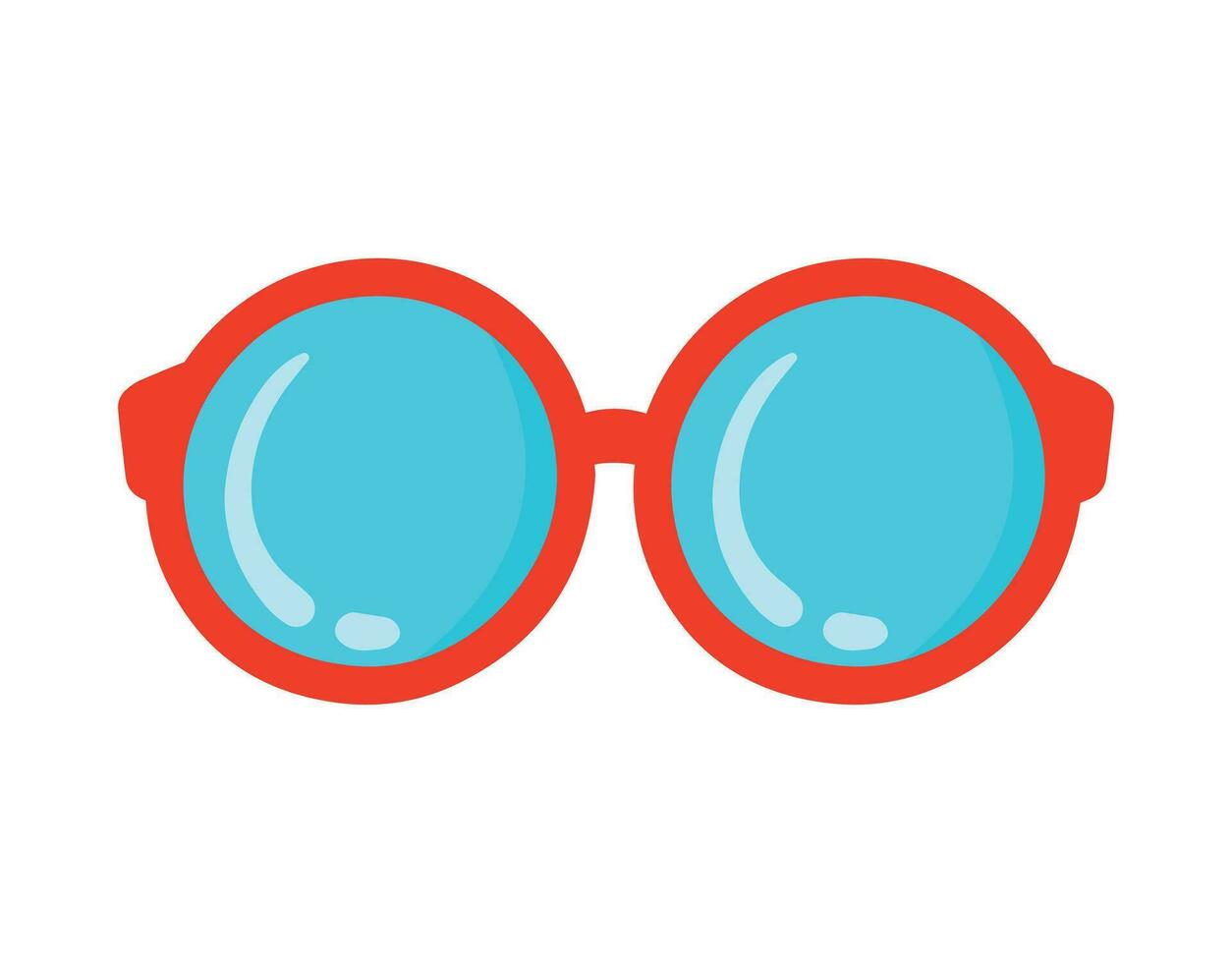 à moda oculos de sol ícone para verão e moda óculos acessórios vetor ilustração