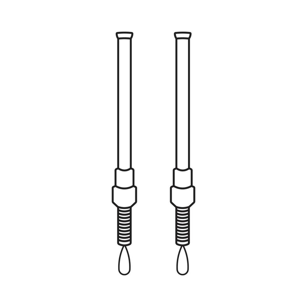 mão desenhado crianças desenhando vetor ilustração tráfego luz bastão plano desenho animado isolado