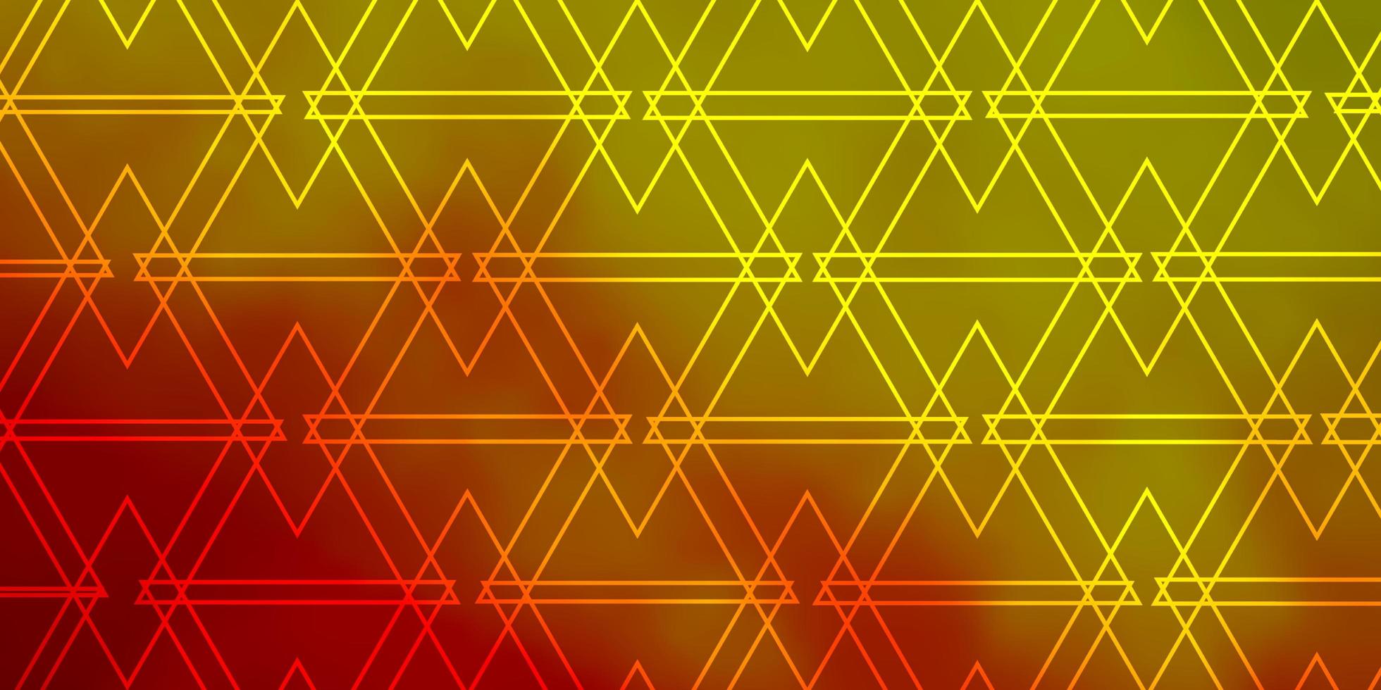 padrão de vetor vermelho verde claro com ilustração abstrata moderna de estilo poligonal com modelo de triângulos coloridos para páginas de destino