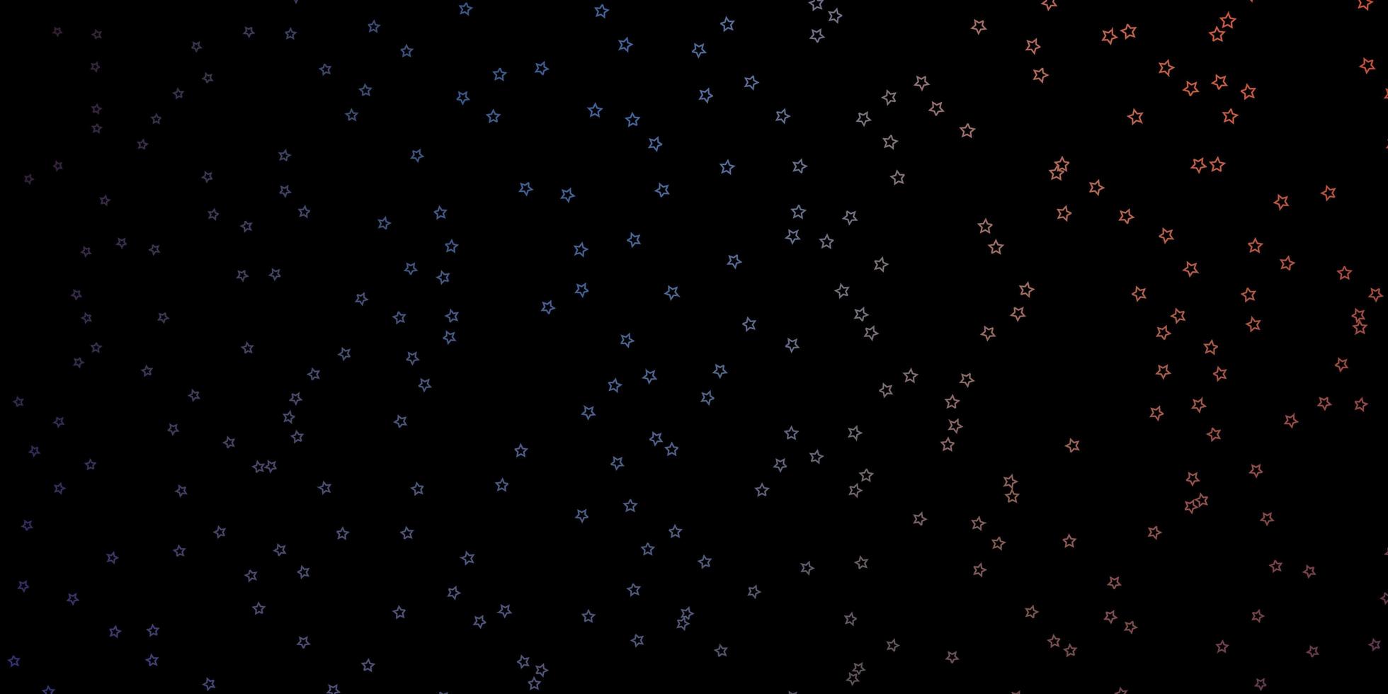 fundo vector vermelho azul escuro com estrelas pequenas e grandes ilustração colorida em estilo abstrato com padrão de estrelas gradiente para páginas de destino de sites