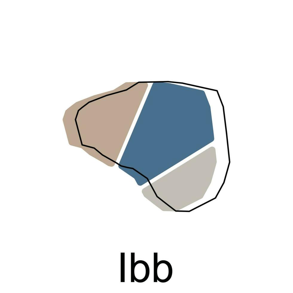 mapa do ibb província do Iémen ilustração projeto, mundo mapa internacional vetor modelo com esboço gráfico esboço estilo isolado em branco fundo