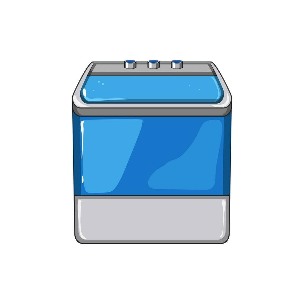 moderno lavando máquina desenho animado vetor ilustração