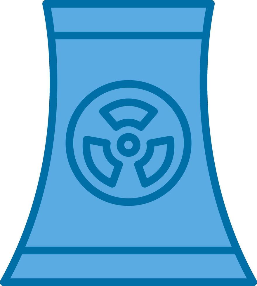 design de ícone vetorial nuclear vetor