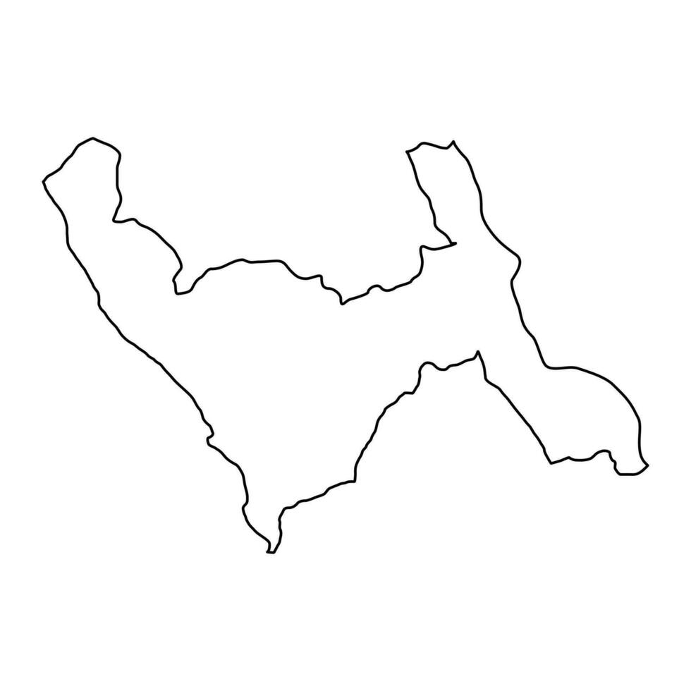 la libertad mapa, região dentro Peru. vetor ilustração.