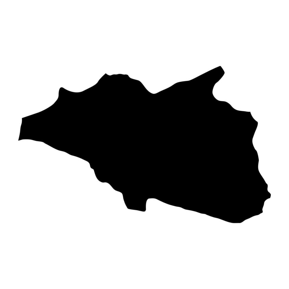 cankiri província mapa, administrativo divisões do peru. vetor ilustração.