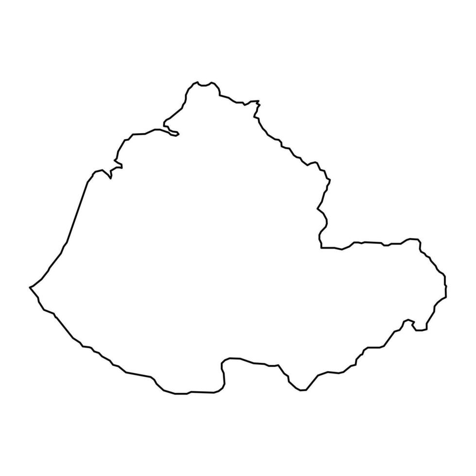 miaoli município mapa, município do a república do China, Taiwan. vetor ilustração.