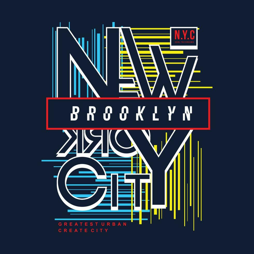 Novo Iorque cidade gráfico tipografia, vetor t camisa projeto, ilustração, Boa para casual ativo
