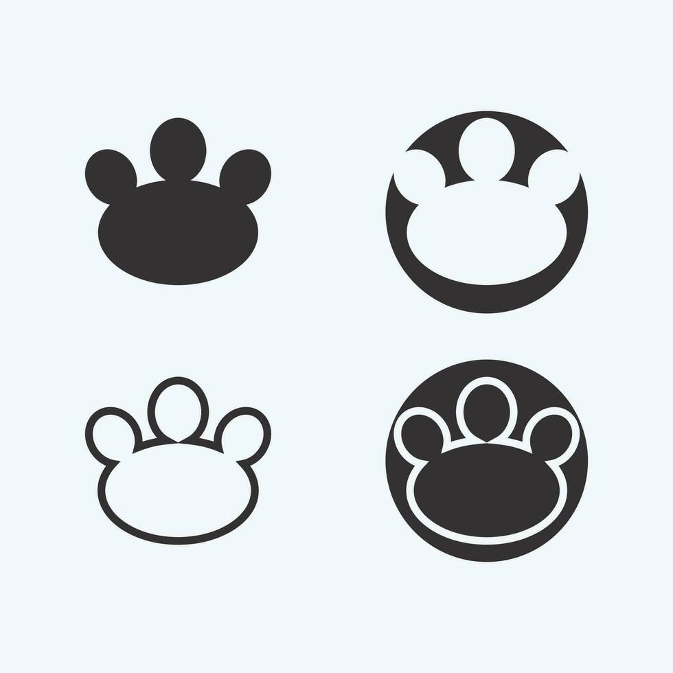 cachorro logotipo e ícone animal vetor ilustração Projeto gráfico