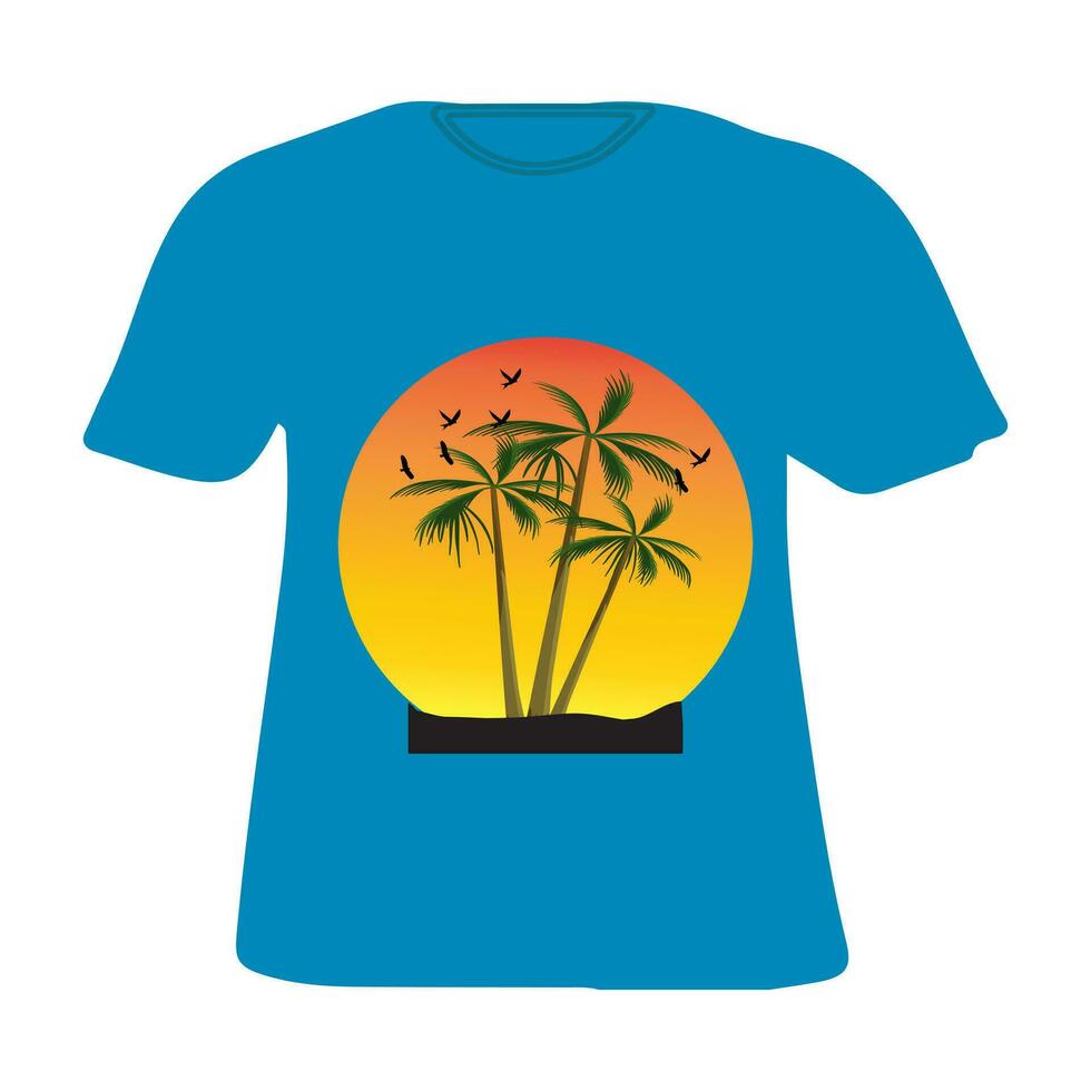 livre verão t camisa Projeto vetor