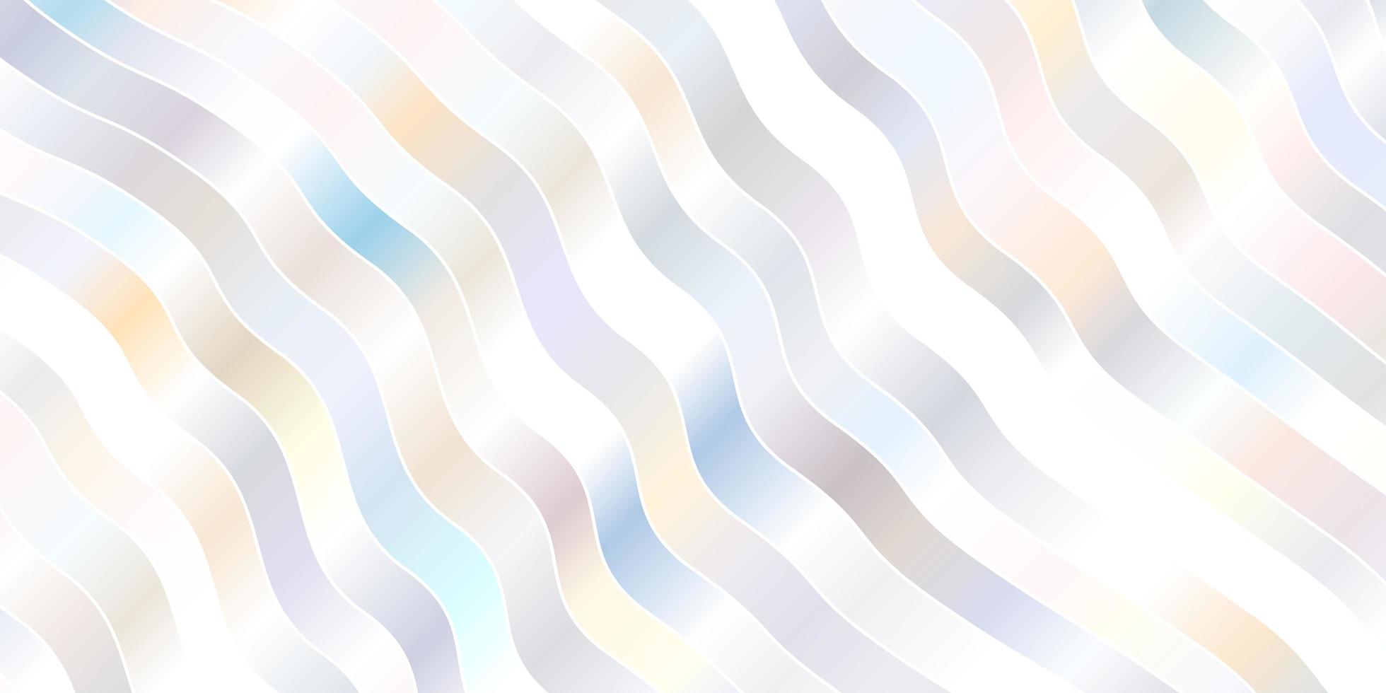 modelo de vetor roxo claro com linhas irônicas ilustração colorida em estilo abstrato com padrão de linhas dobradas para folhetos de livretos de negócios