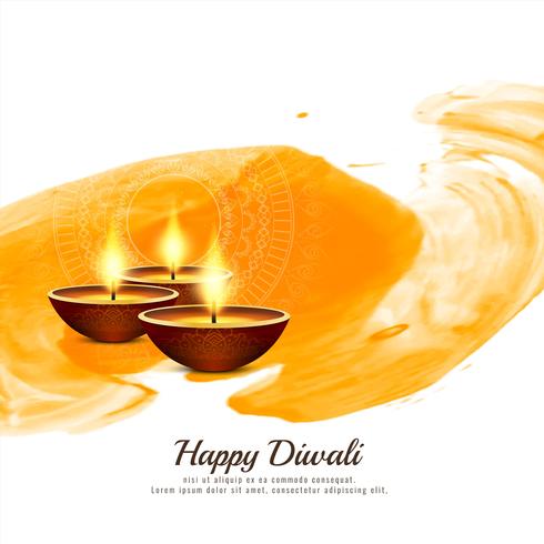 Fundo abstrato religioso feliz Diwali vetor