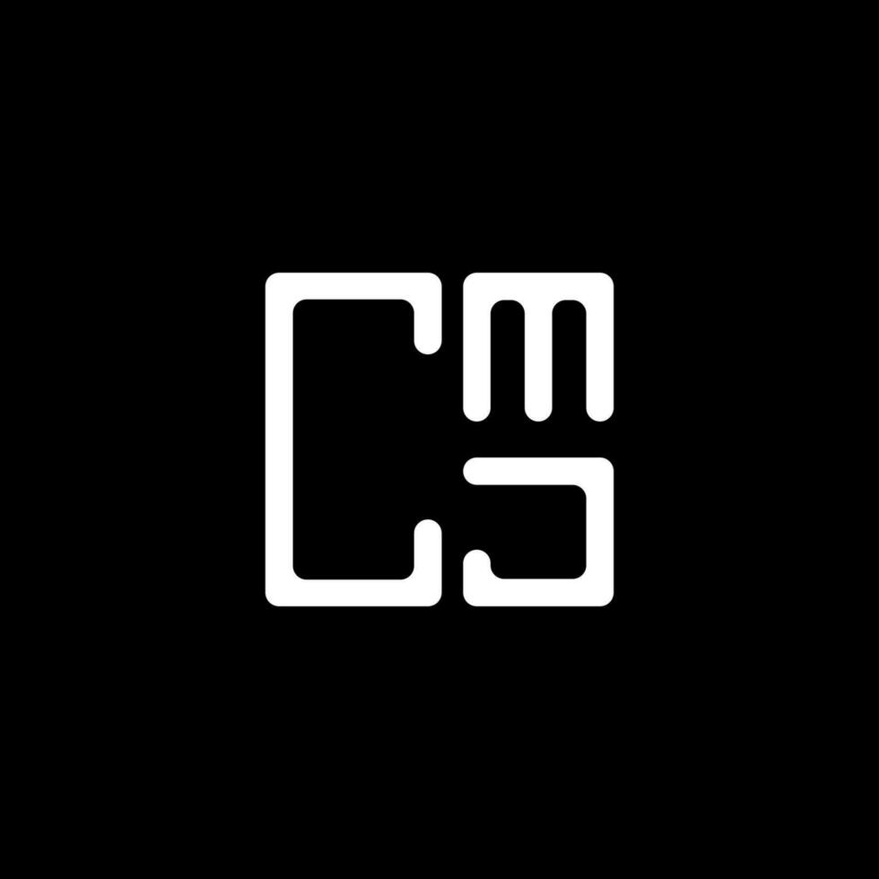 cmj carta logotipo criativo Projeto com vetor gráfico, cmj simples e moderno logotipo. cmj luxuoso alfabeto Projeto