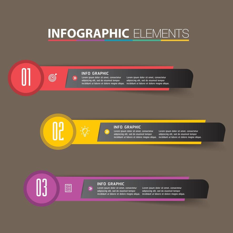 infográficos modernos de banner de modelo de caixa de texto vetor