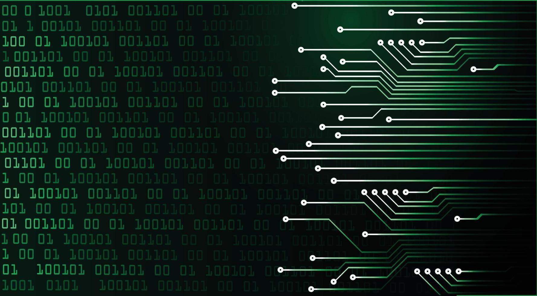 fundo de conceito de tecnologia futura de circuito cibernético vetor