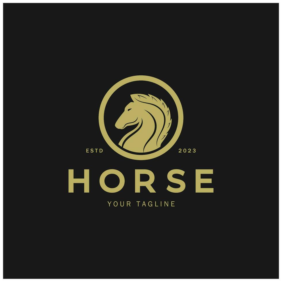 xadrez estratégia jogos logotipo com cavalo, rei, penhor, ministro e torre. logotipo para xadrez torneio, xadrez equipe, xadrez campeonato, xadrez jogos aplicativo. vetor