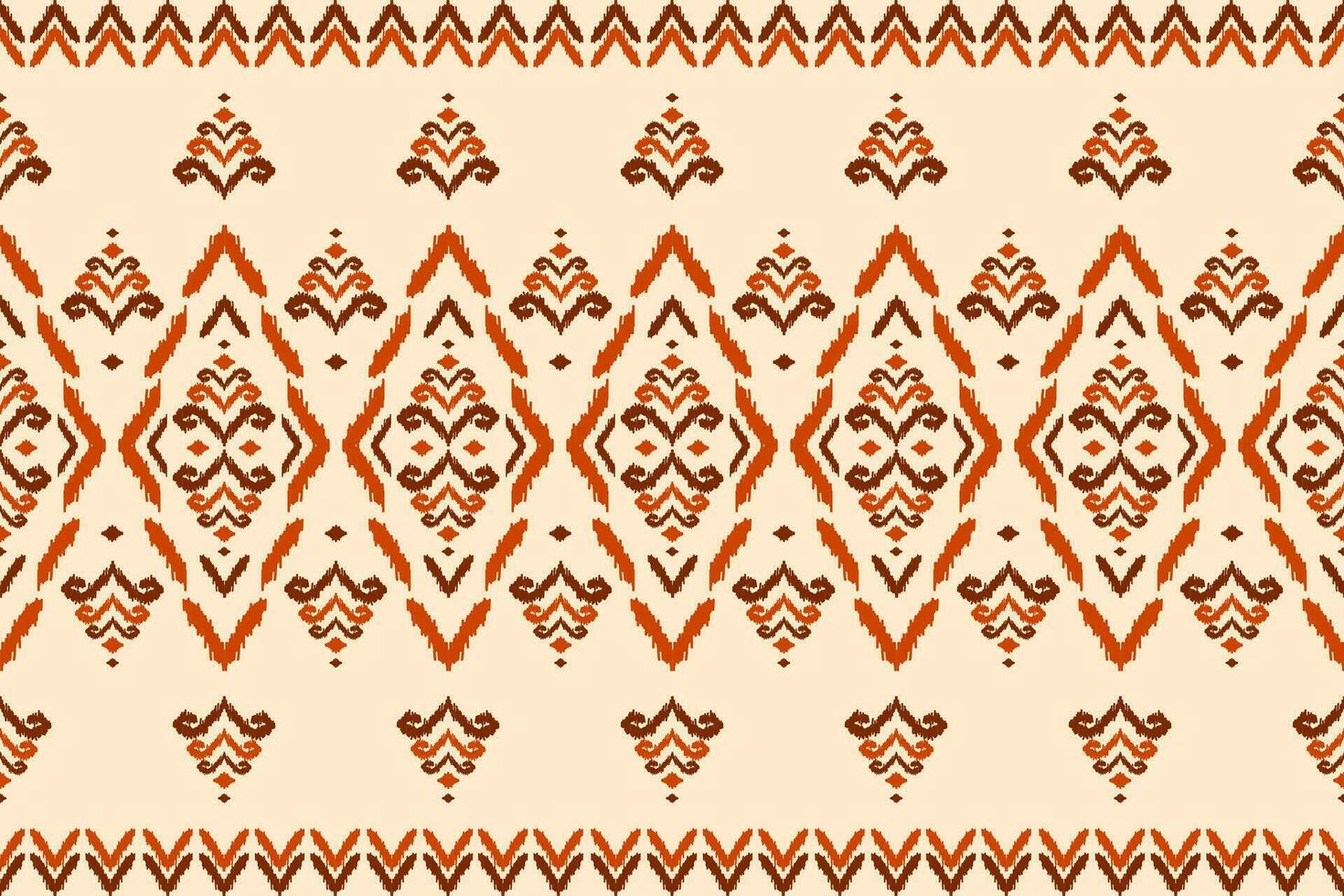 tapete étnico tribal arte padrão. padrão sem emenda de ikat étnico. estilo americano, mexicano. vetor