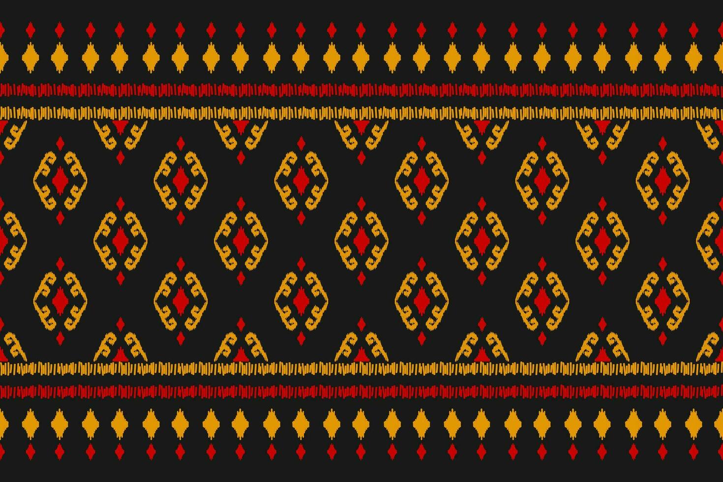 arte étnica ikat do tapete. padrão geométrico sem costura em tribal. estilo mexicano. vetor