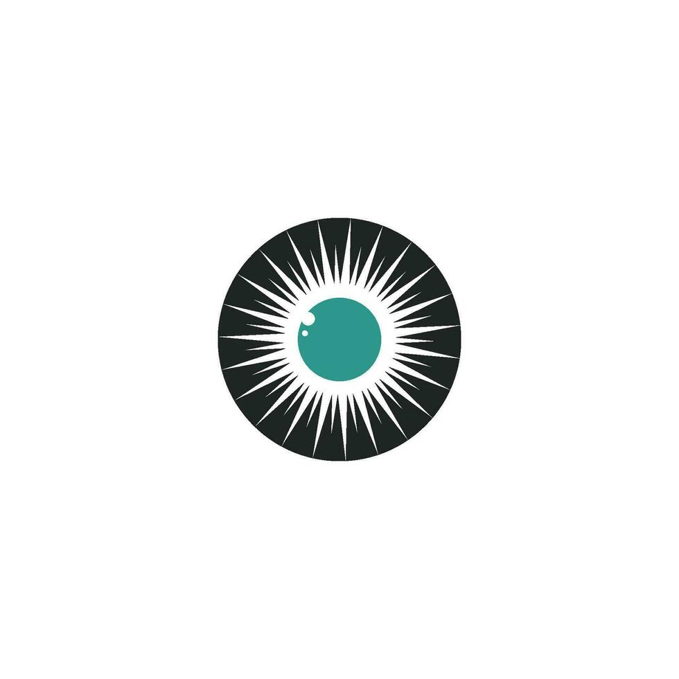 logotipo de cuidados com os olhos vetor