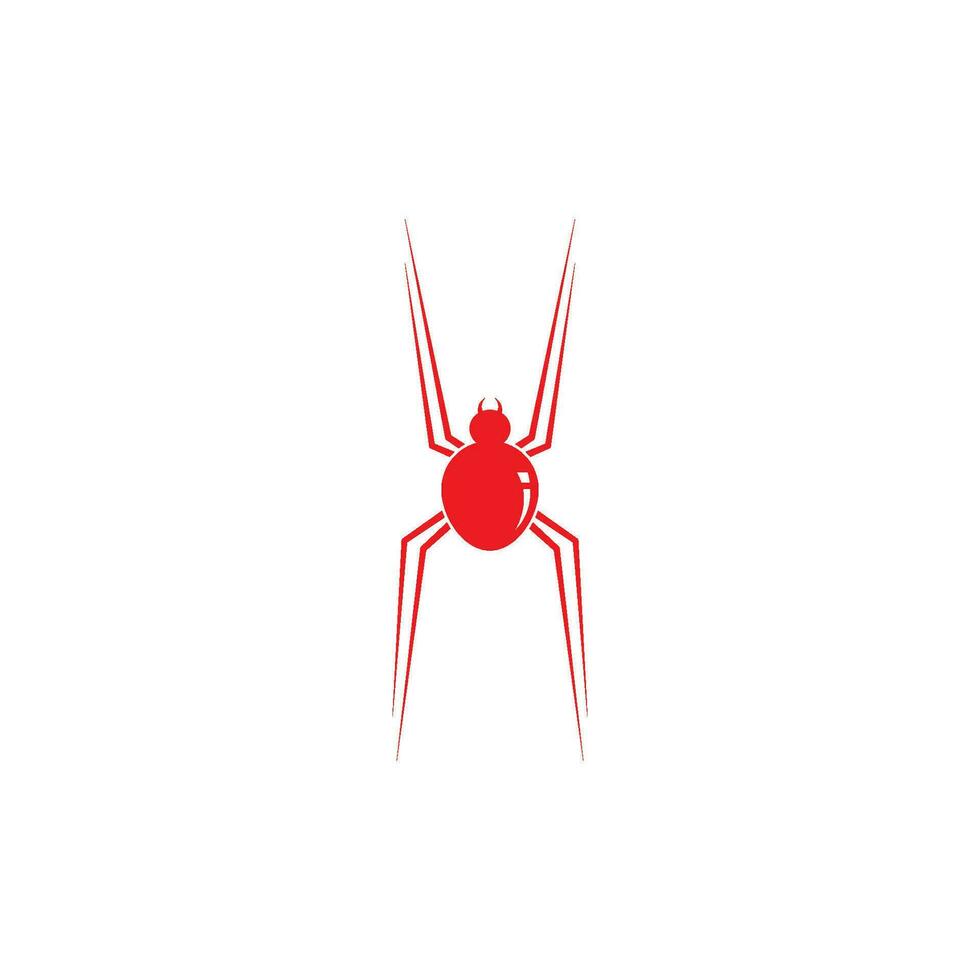vetor de logotipo de aranha