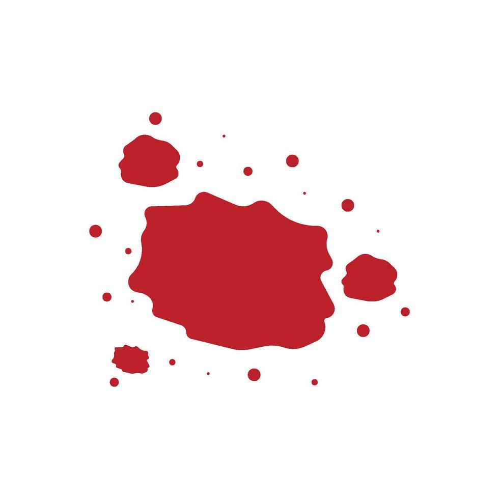 vetor de ícone de logotipo de sangue
