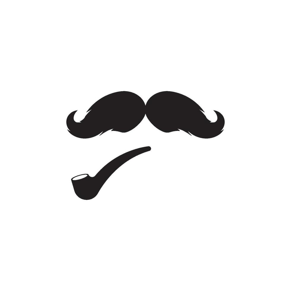 vetor de ícone de bigode