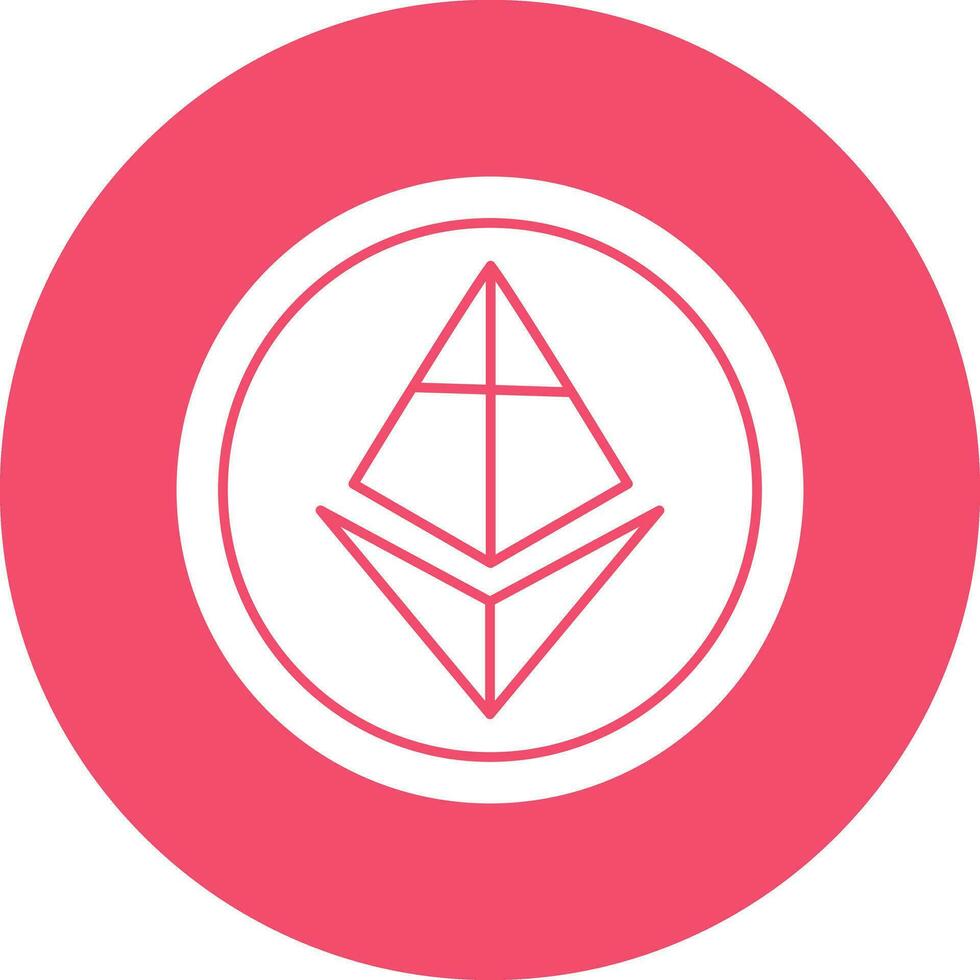 ethereum vetor ícone Projeto