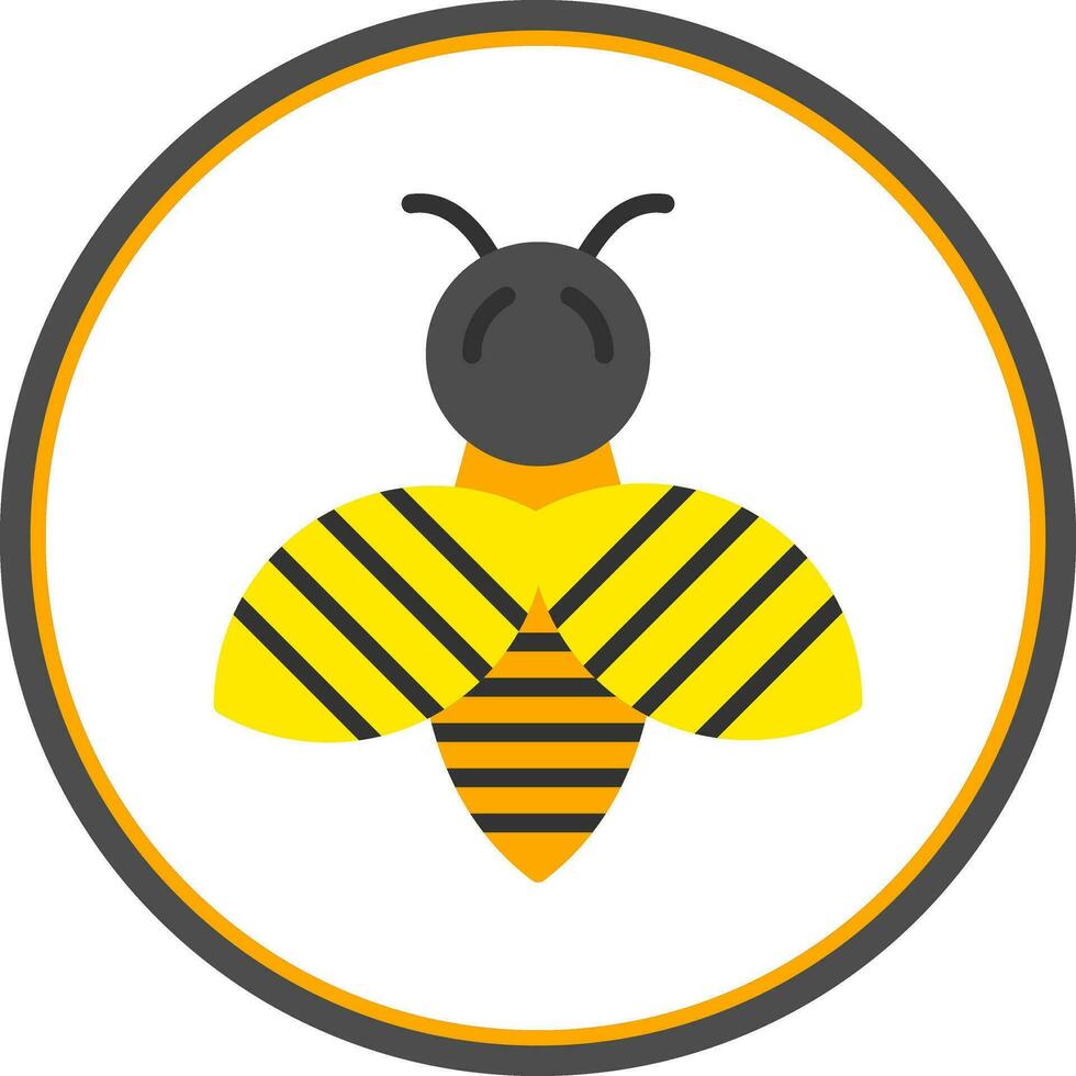 soletração abelha vetor ícone Projeto
